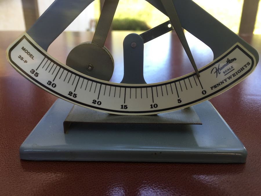 Vintage Hamilton PENNYWEIGHTS Scale Model 35-P For Weighing Precious Metals [Photo 4]