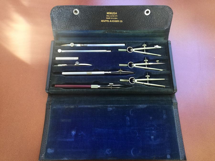 Vintage Drafting Set Made By Keuffel & Esser [Photo 3]