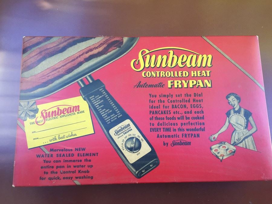 Vintage Sunbeam Frypan With Box