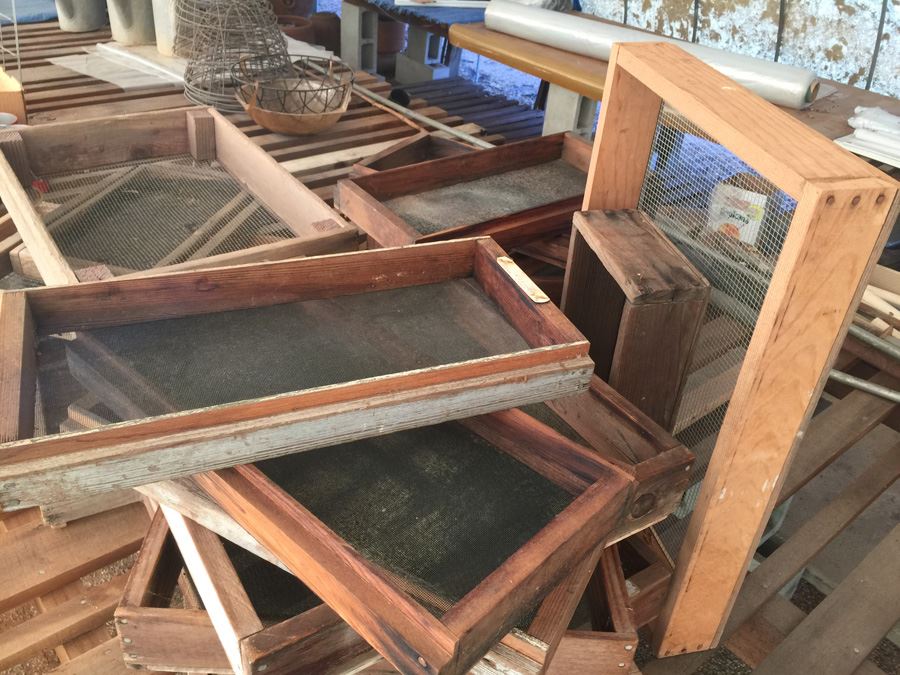 Large Lot of Wooden And Metal Sifters [Photo 5]