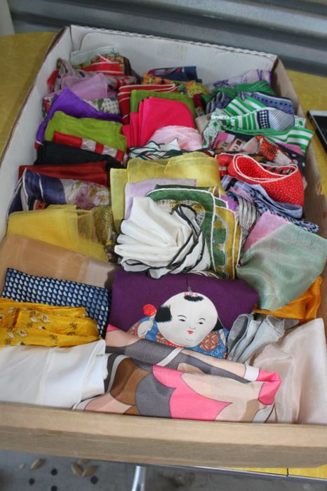 Huge Designer Scarf Lot Silk [Photo 4]