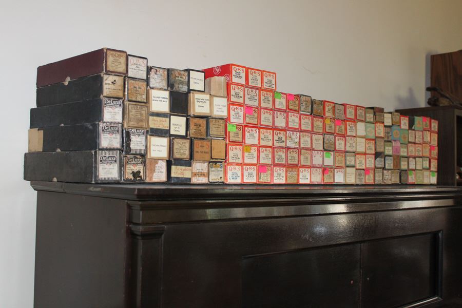 Huge Lot Of Player Piano Rolls
