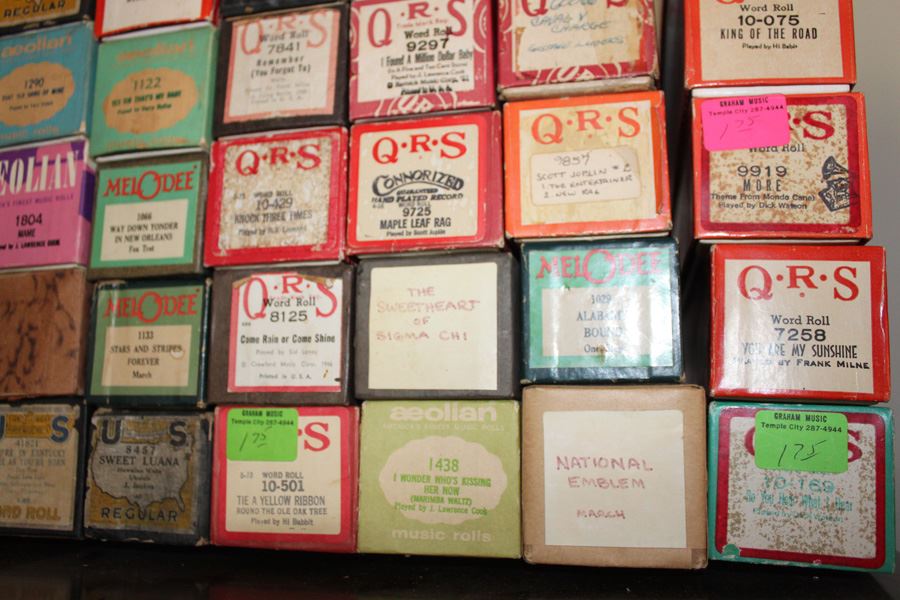 Huge Lot Of Player Piano Rolls [Photo 14]