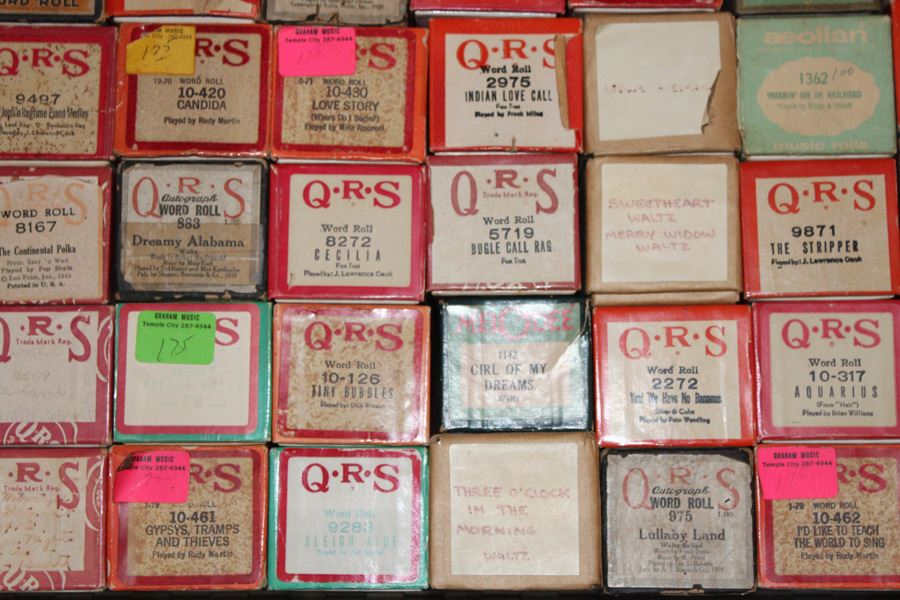 Huge Lot Of Player Piano Rolls [Photo 9]