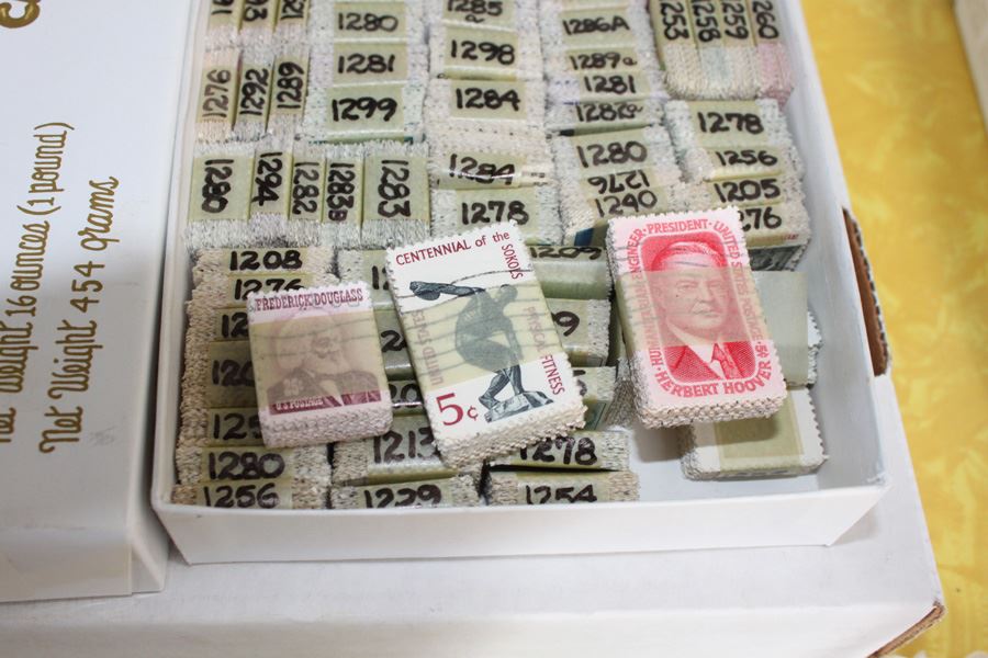 Stamp Lot 1200 Cancelled Stamps - Same Stamps Bundled Together [Photo 3]