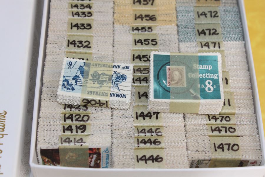 Stamp Lot 1400 Cancelled Stamps - Same Stamps Bundled Together [Photo 2]