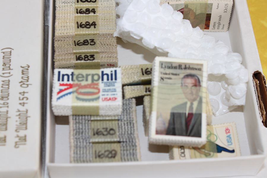 Stamp Lot 1600 Cancelled Stamps - Same Stamps Bundled Together [Photo 2]