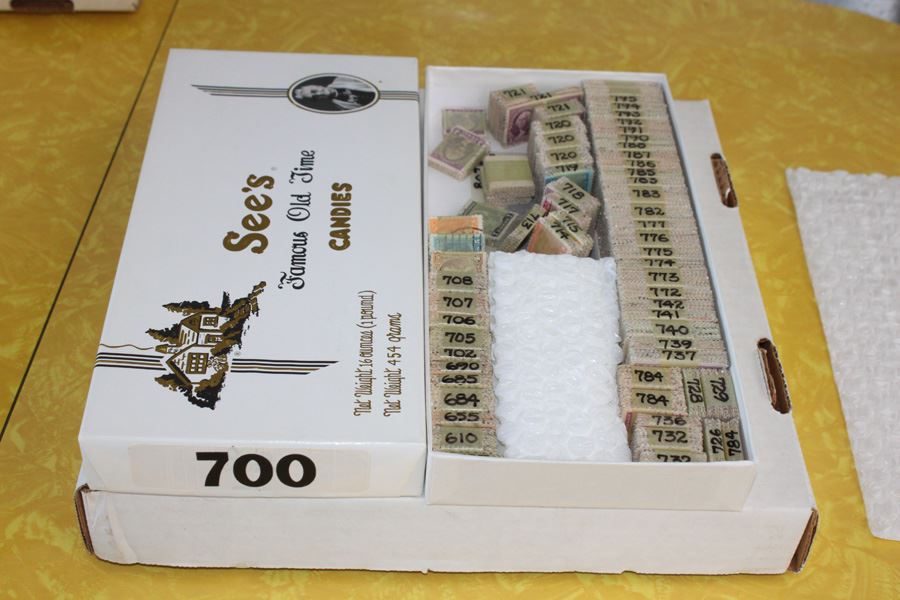 Stamp Lot 700 Cancelled Stamps - Same Stamps Bundled Together [Photo 2]