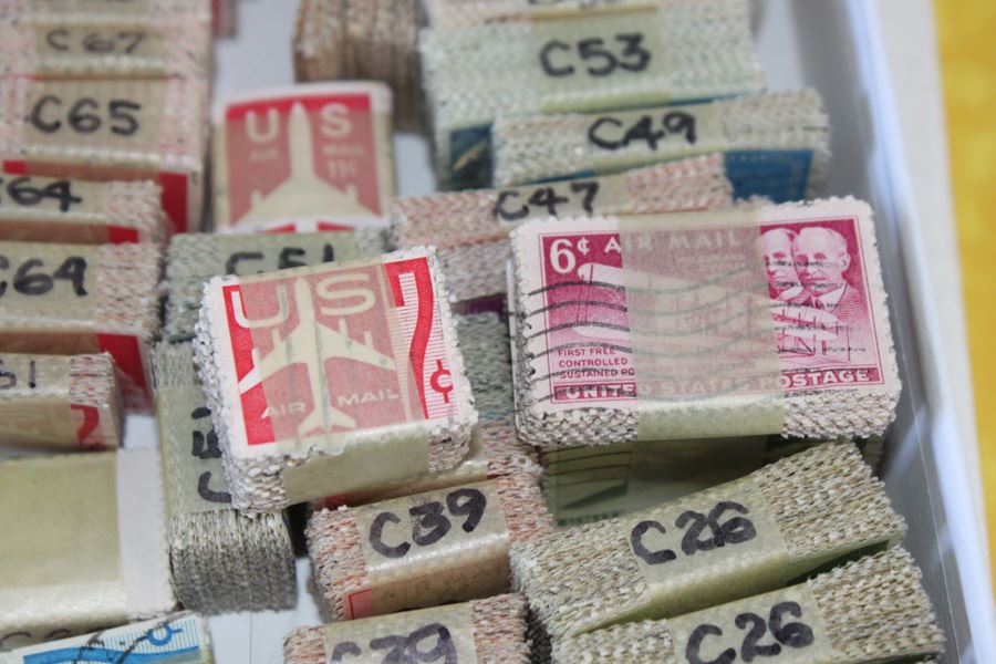 Stamp Lot C Cancelled Stamps - Same Stamps Bundled Together [Photo 2]