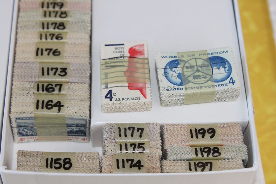 Stamp Lot 1100 (2) Cancelled Stamps - Same Stamps Bundled Together [Photo 2]