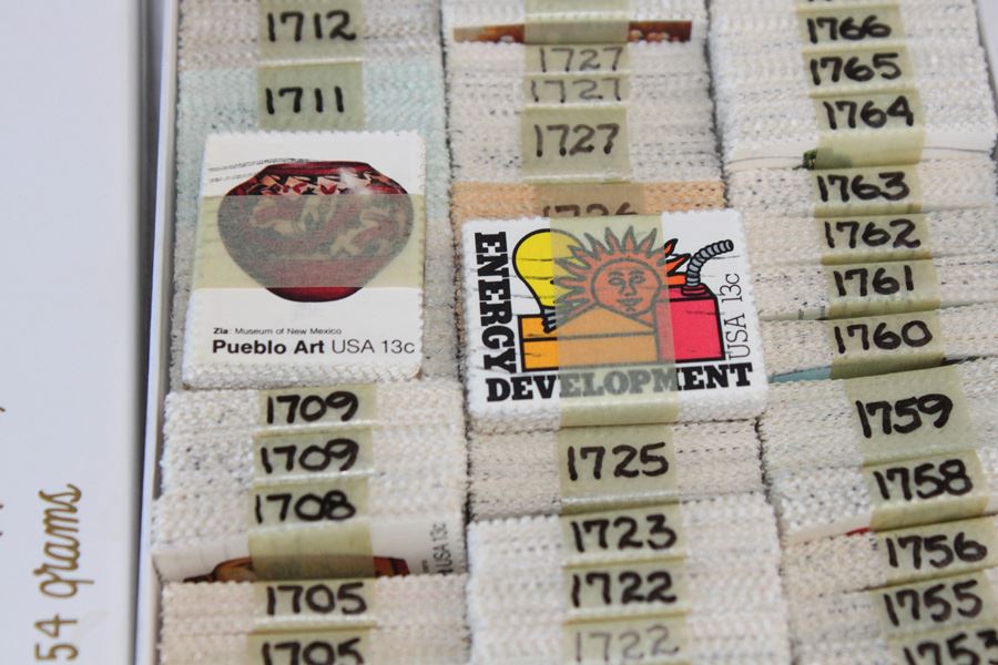 Stamp Lot 1700 Cancelled Stamps - Same Stamps Bundled Together [Photo 2]