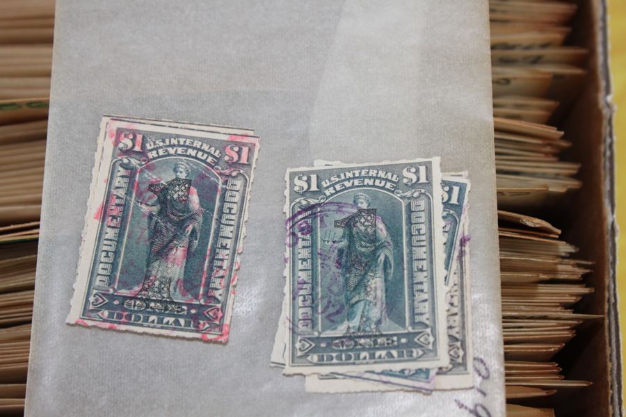 Huge Collectible Stamp Lot Of Cancelled Stamps Bagged [Photo 3]