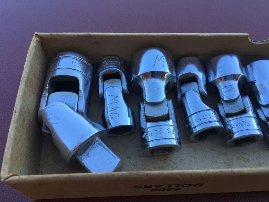 (11) Vintage Snap-on Articulated Sockets [Photo 2]