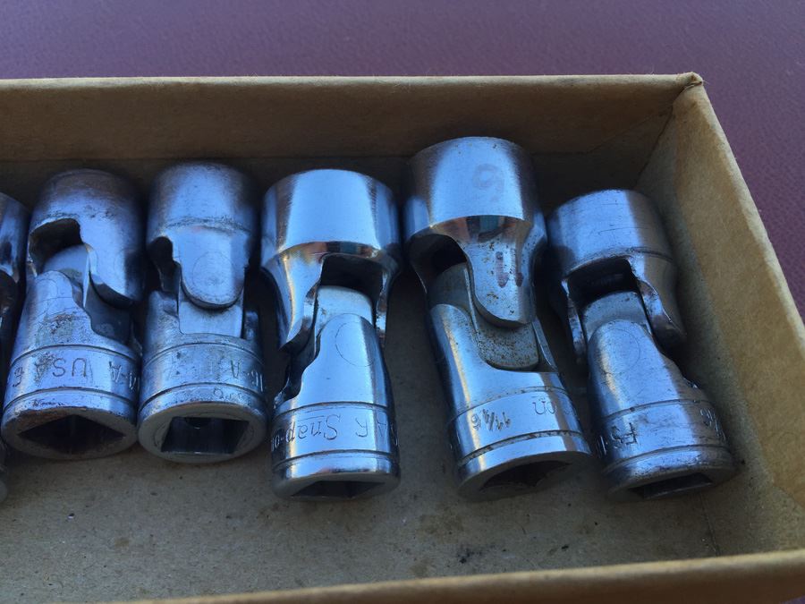 (11) Vintage Snap-on Articulated Sockets [Photo 3]