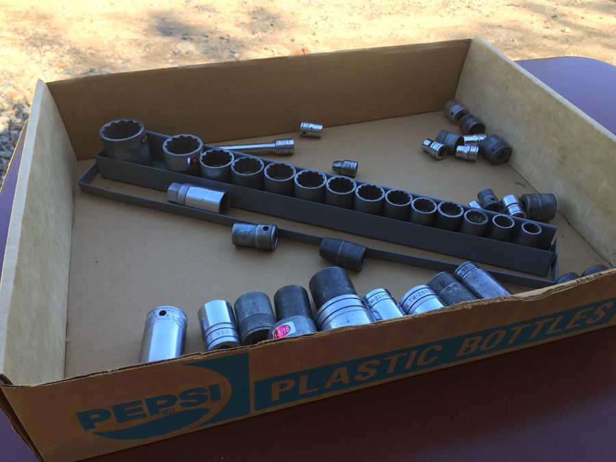 Large Lot Of Snap-On Tools Sockets [Photo 1]