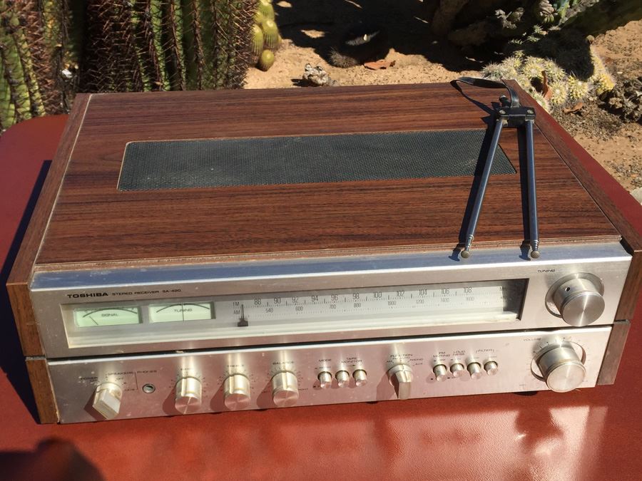 TOSHIBA Stereo Receiver SA-420 Working [Photo 5]