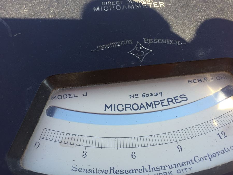 Sensitive Research Instrument Corporation New York City Microammeter [Photo 6]
