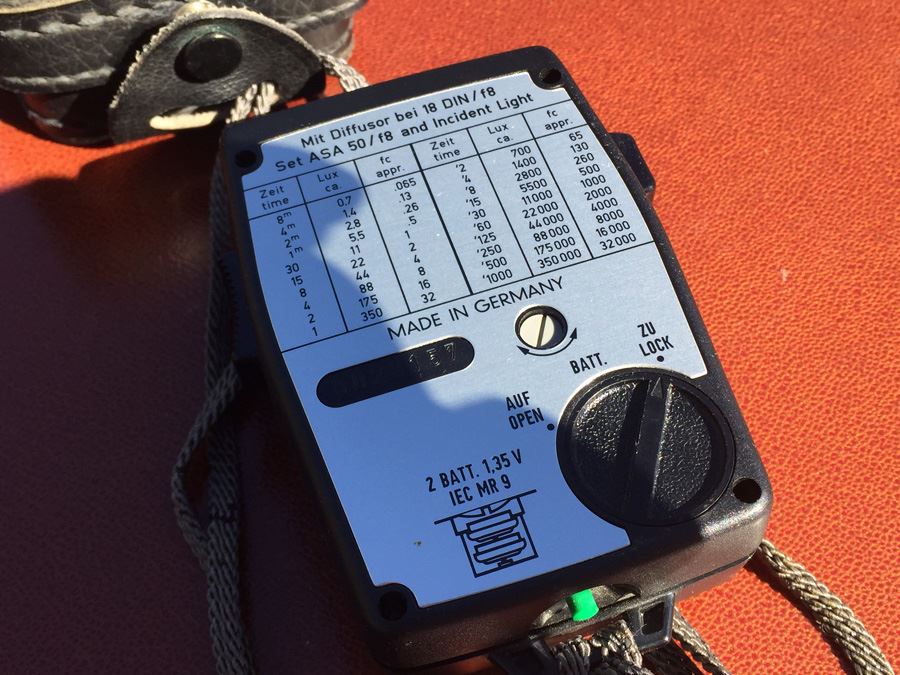 Gossen Pilot Light Meter Manual at Mickey Carroll blog