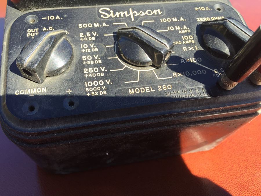 (3) Vintage Voltmeters Ammeters [Photo 15]