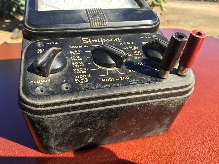 (3) Vintage Voltmeters Ammeters [Photo 17]