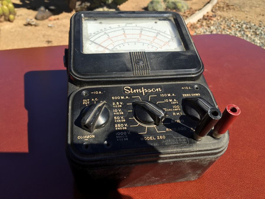(3) Vintage Voltmeters Ammeters [Photo 3]
