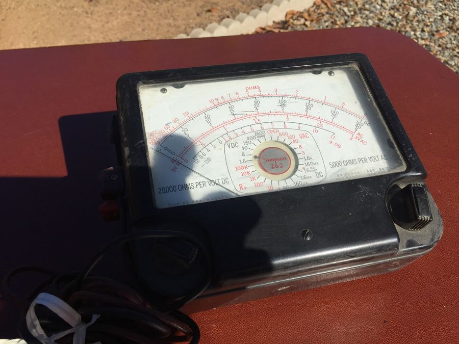 (3) Vintage Voltmeters Ammeters [Photo 2]