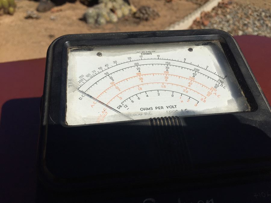 (3) Vintage Voltmeters Ammeters [Photo 16]