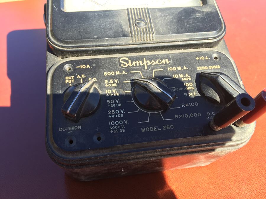 (3) Vintage Voltmeters Ammeters [Photo 14]