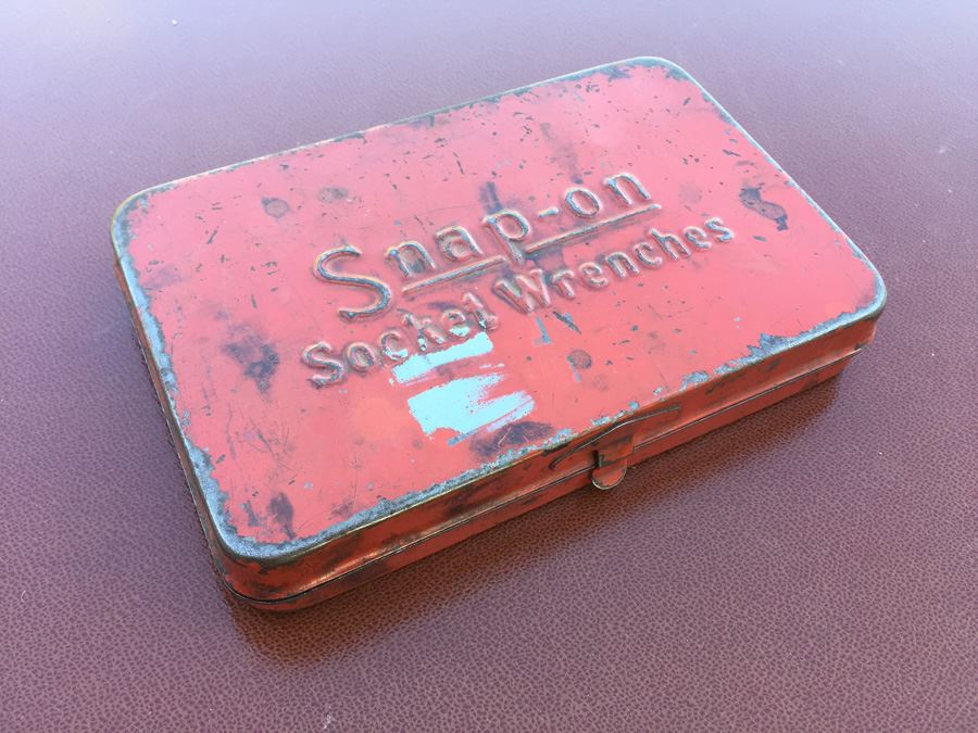 Vintage Snap-on Tool Socket Wrenches Lot With Metal Case [Photo 5]