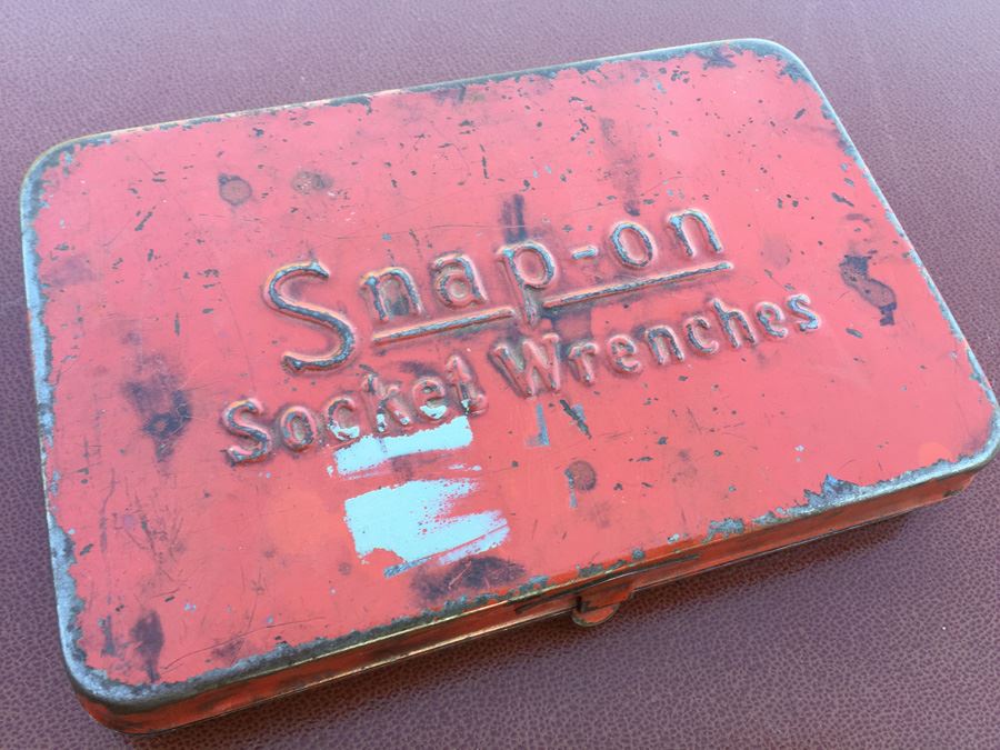 Vintage Snap-on Tool Socket Wrenches Lot With Metal Case [Photo 6]