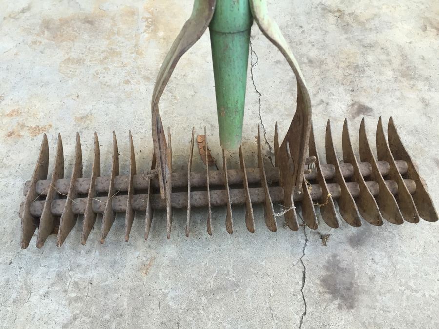Vintage Metal Rake [Photo 2]