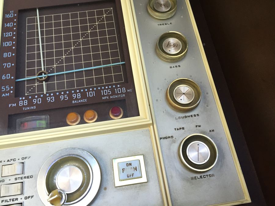 Mid-Century Modern Packard Bell Stereo Console With Record Player WORKING [Photo 14]