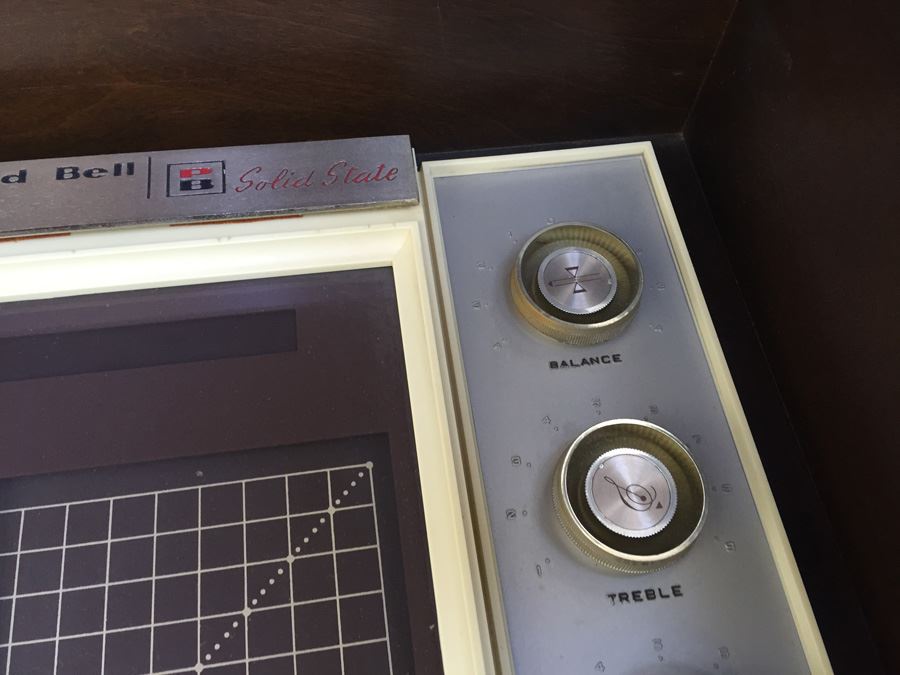 Mid-Century Modern Packard Bell Stereo Console With Record Player WORKING [Photo 13]