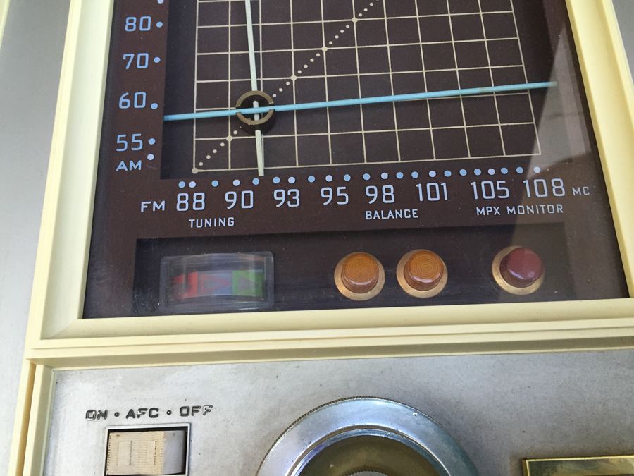 Mid-Century Modern Packard Bell Stereo Console With Record Player WORKING [Photo 16]