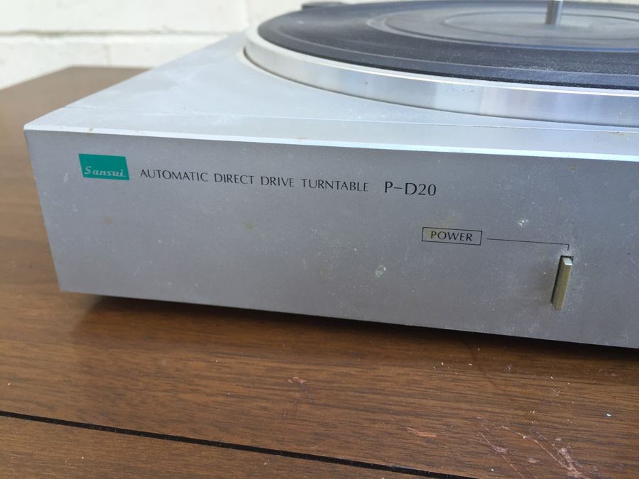SANSUI Turntable P-D20 With Needle [Photo 3]