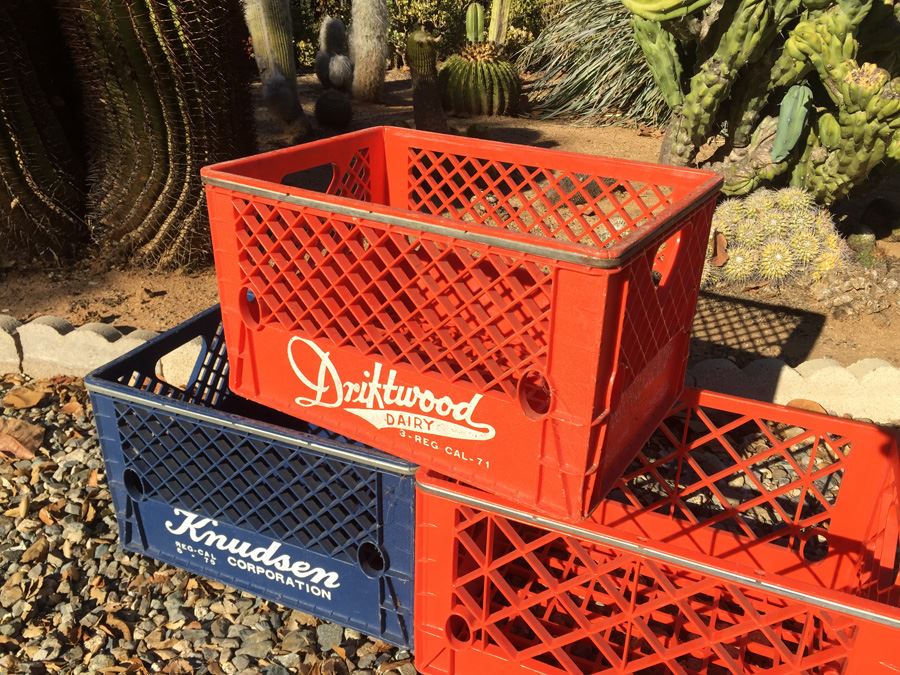 Vintage Milk Crates