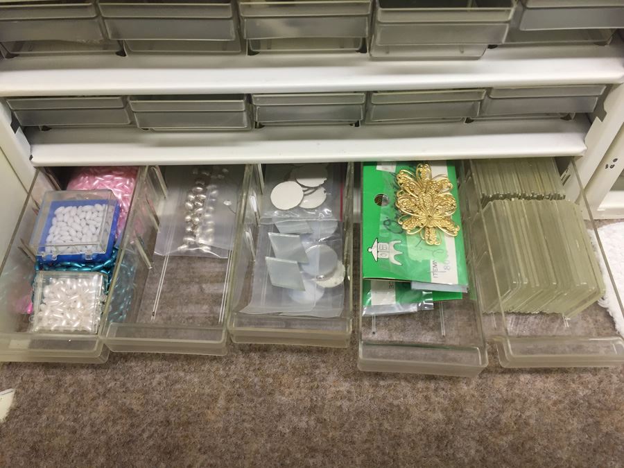 Metal Storage Bin Packed With Jewelry Making Beads [Photo 10]