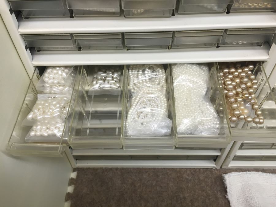 Metal Storage Bin Packed With Jewelry Making Beads [Photo 6]