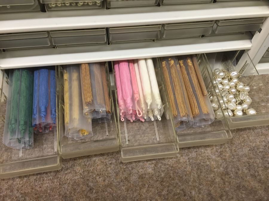 Metal Storage Bin Packed With Pins [Photo 11]