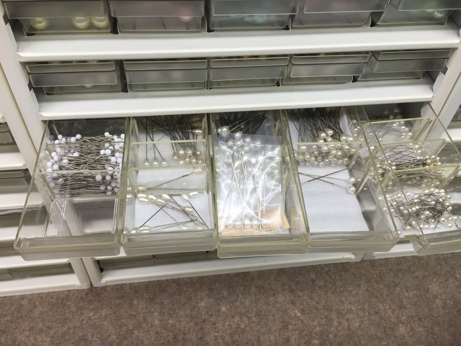 Metal Storage Bin Packed With Pins [Photo 7]