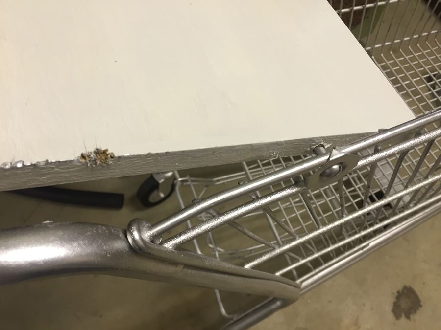 Shopping Cart With Hinged Table Mobile Work Bench [Photo 4]