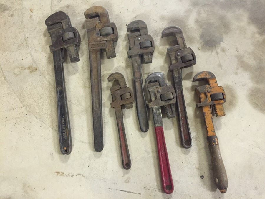 (7) Pipe Wrench Lot [Photo 1]