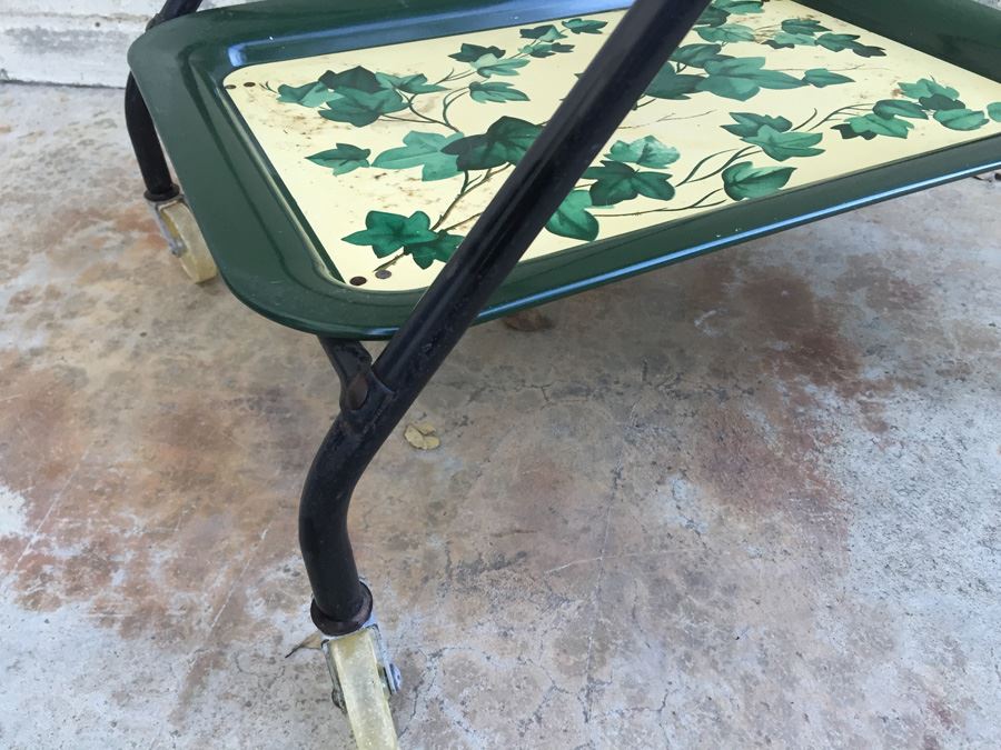 Vintage Green Tea Cart [Photo 6]