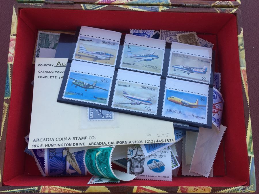 Unique Stamp Box Filled With Stamps [Photo 25]