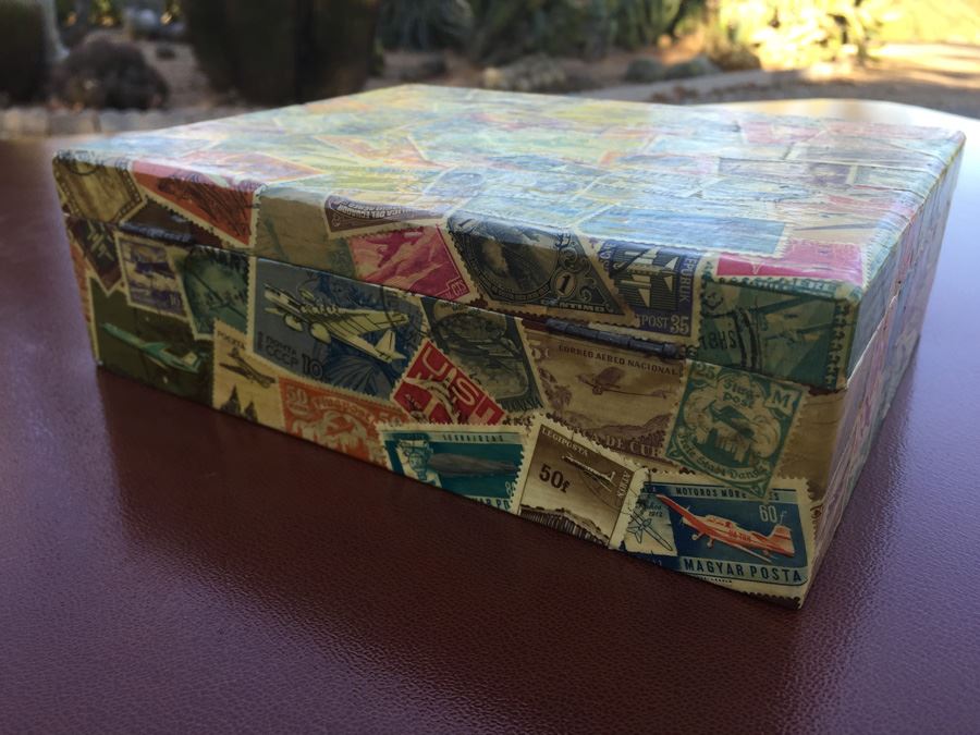 Unique Stamp Box Filled With Stamps [Photo 6]