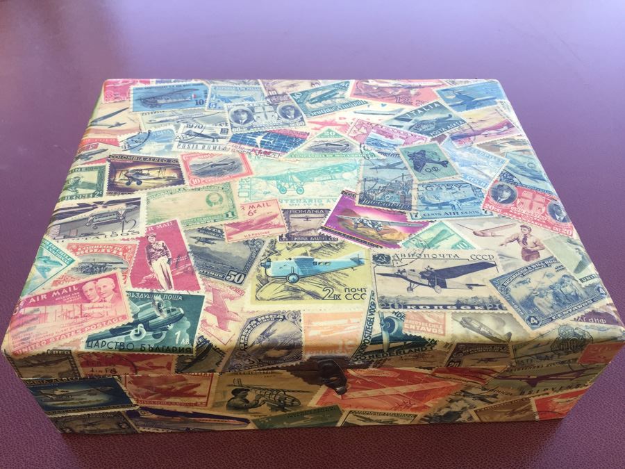 Unique Stamp Box Filled With Stamps [Photo 4]