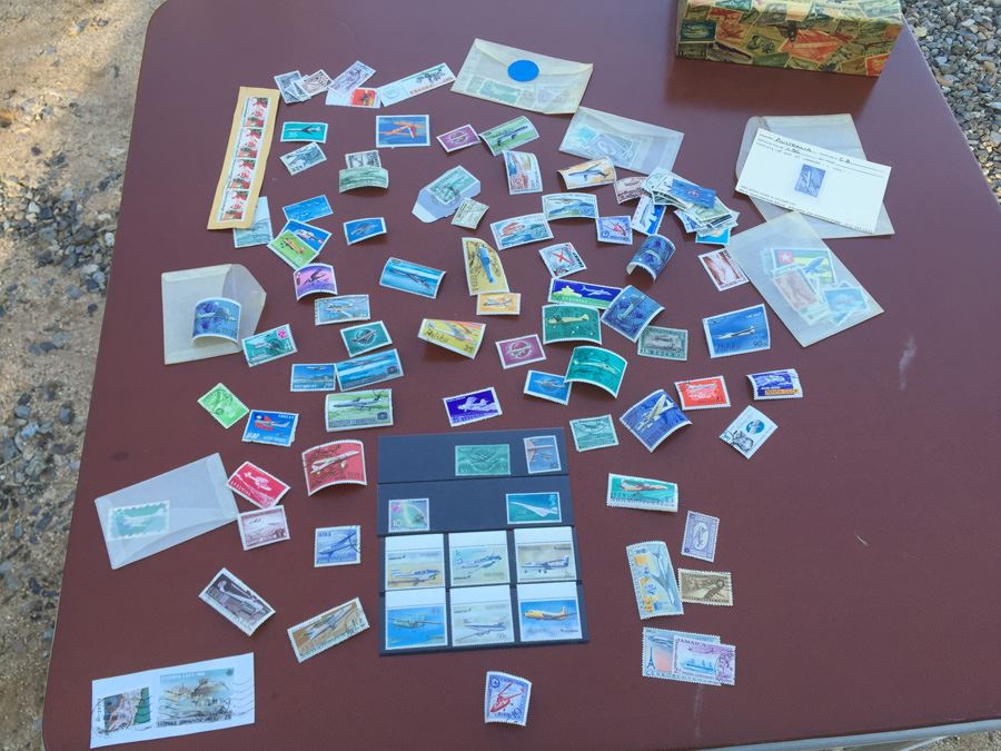 Unique Stamp Box Filled With Stamps [Photo 2]