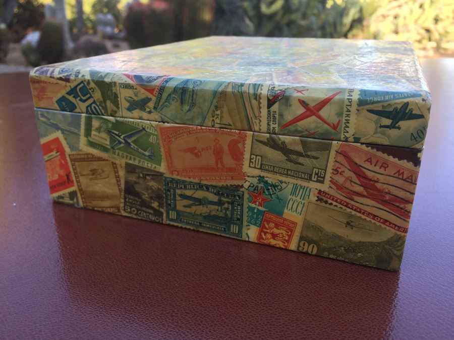 Unique Stamp Box Filled With Stamps [Photo 7]