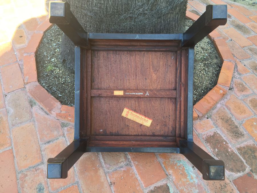 Rosewood Asian End Table [Photo 6]