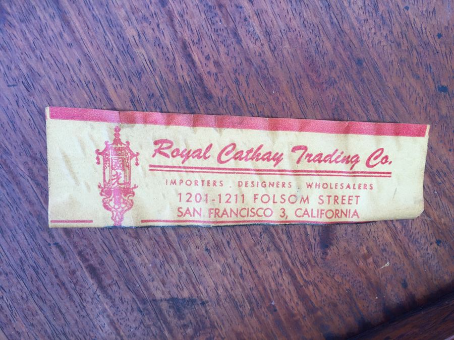 Rosewood Asian End Table [Photo 8]